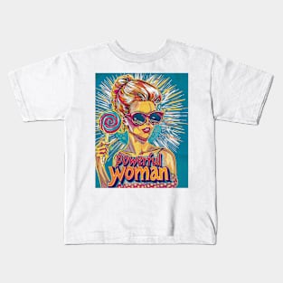 Rebellious and radiant woman: A cry for freedom Kids T-Shirt